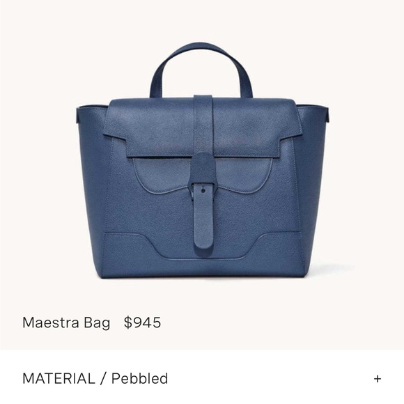 {{senreve}} Maestra Bag Pebbled Marine Large - Picture 8 of 16